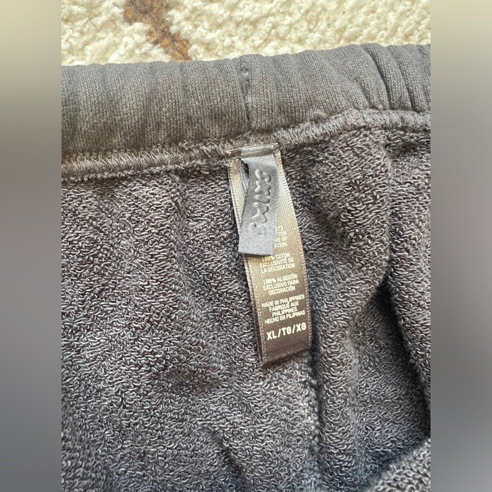 SKIMS mens classic jogger XL black dark grey French terry sweatpants 100% cotton - Picture 4 of 12